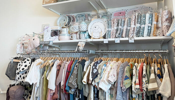 大人顔負けのお洒落な子供用品が揃うお店